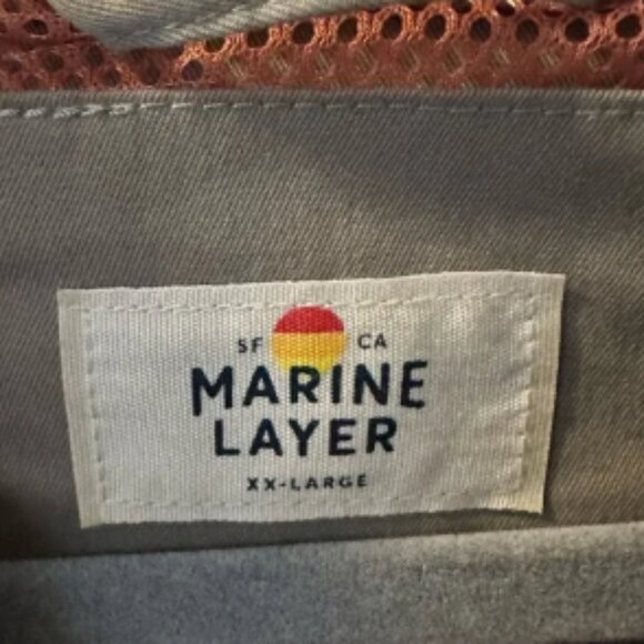 Marine Layer Dawson Stretch Twill Hooded Windbreaker Jacket - Picture 4 of 5